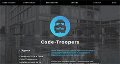 Desktop Screenshot of code-troopers.com