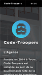 Mobile Screenshot of code-troopers.com