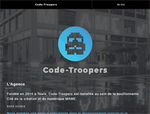 Tablet Screenshot of code-troopers.com